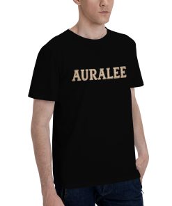 Alternative view of Auralee patchwork appliqué-style T-shirt design