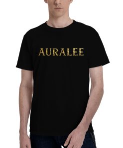 Auralee metallic foil effect T-shirt