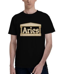 Aries stitching effect T-shirt