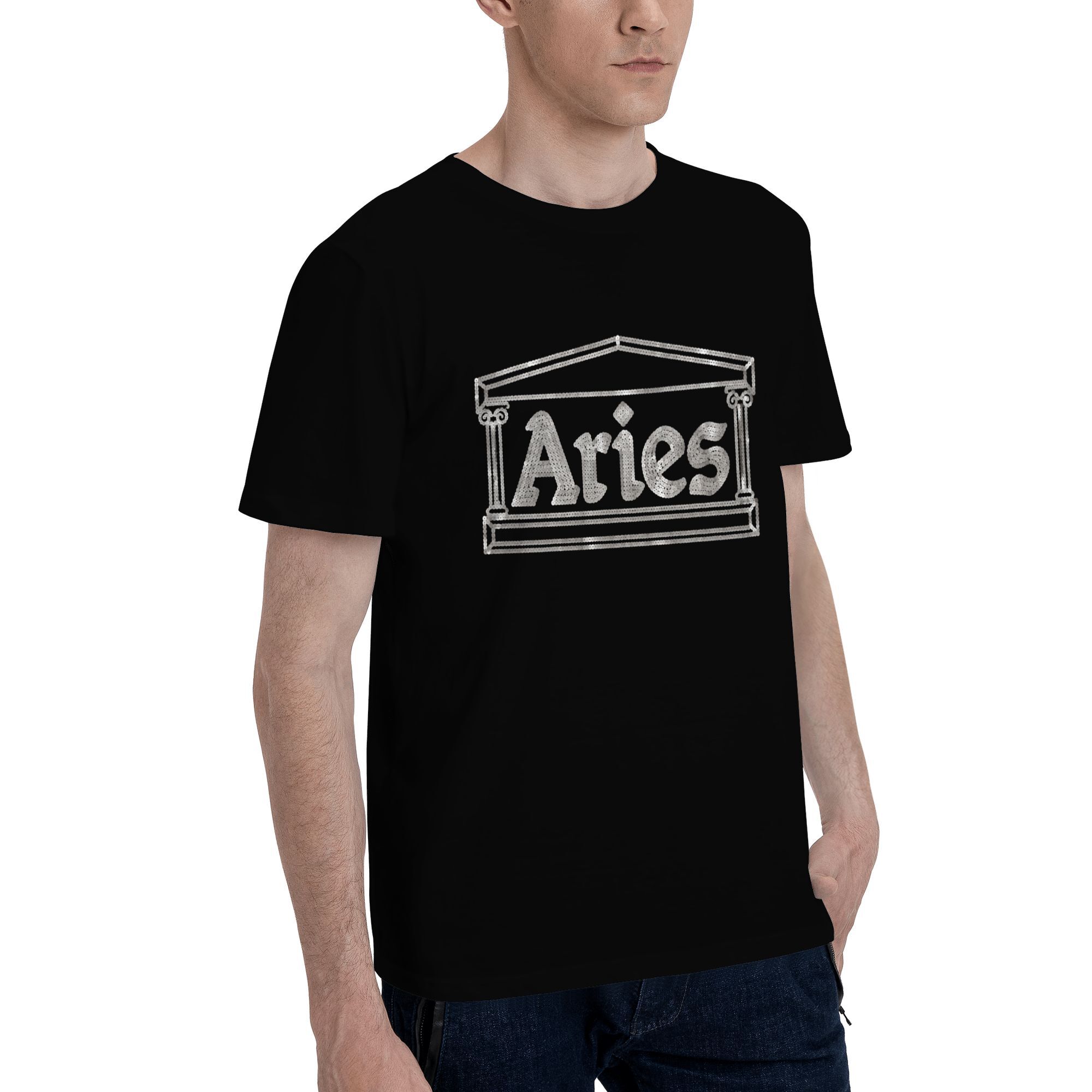 Aries sequin effect T-shirt - Image 2