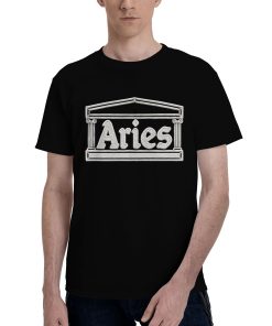 Aries chenille embroidery effect T-shirt