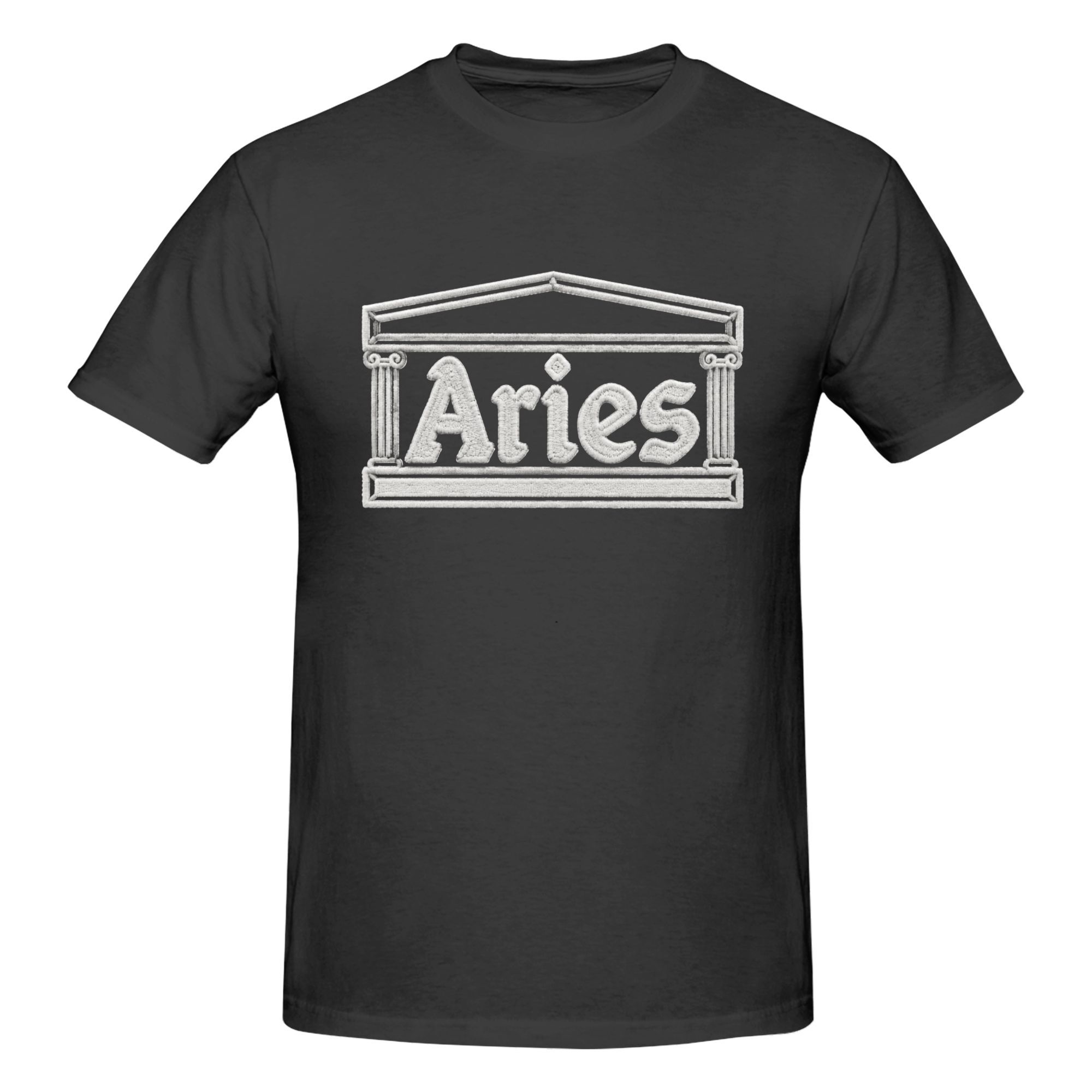 Aries chenille embroidery effect T-shirt - Image 4