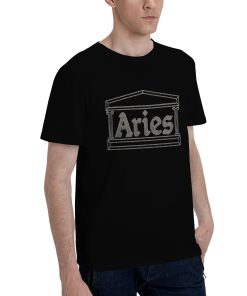 Alternative view of Aries stud embellishment effect T-shirt