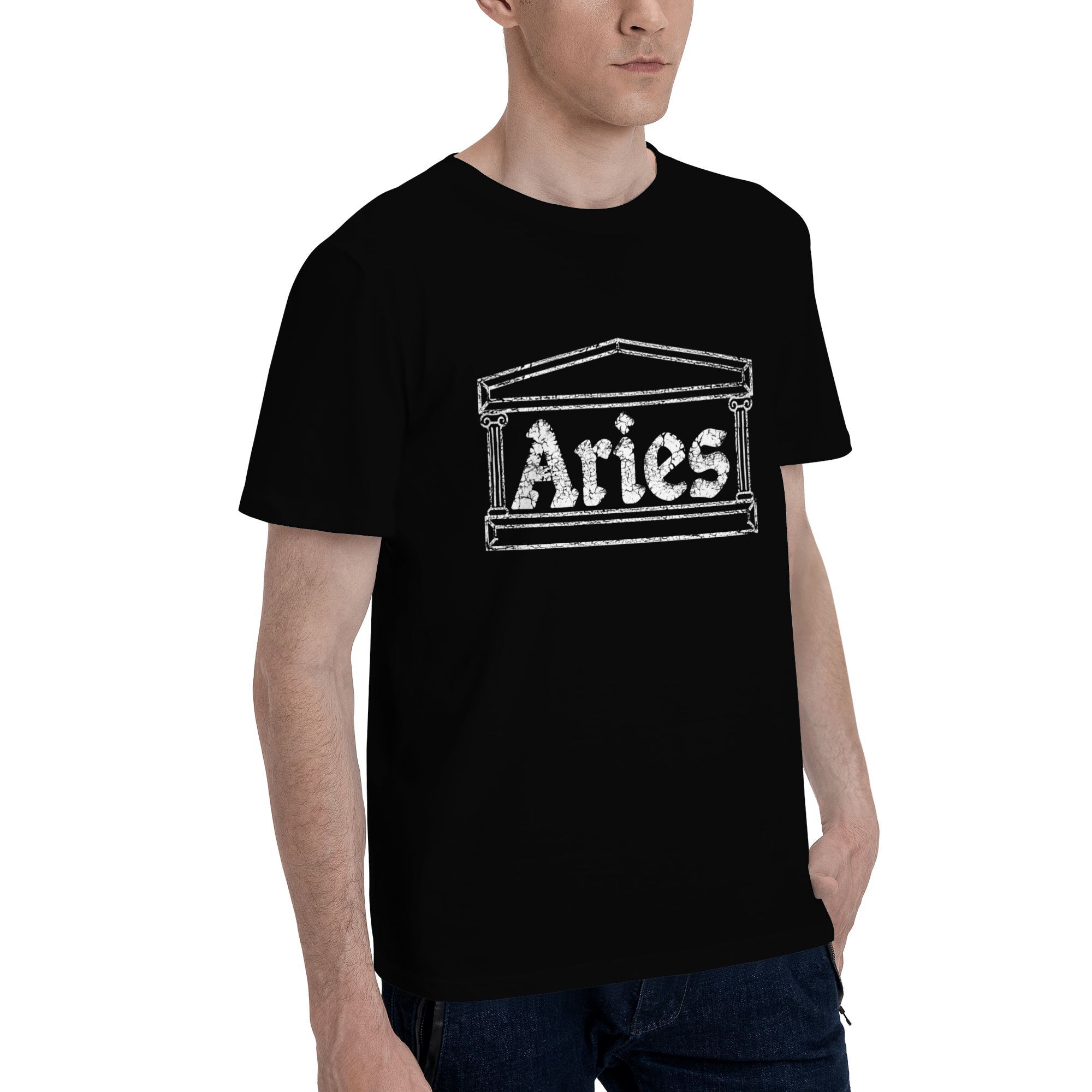 Aries crackle print effect T-shirt - Image 2