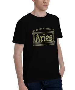 Alternative view of Aries camouflage fill effect T-shirt