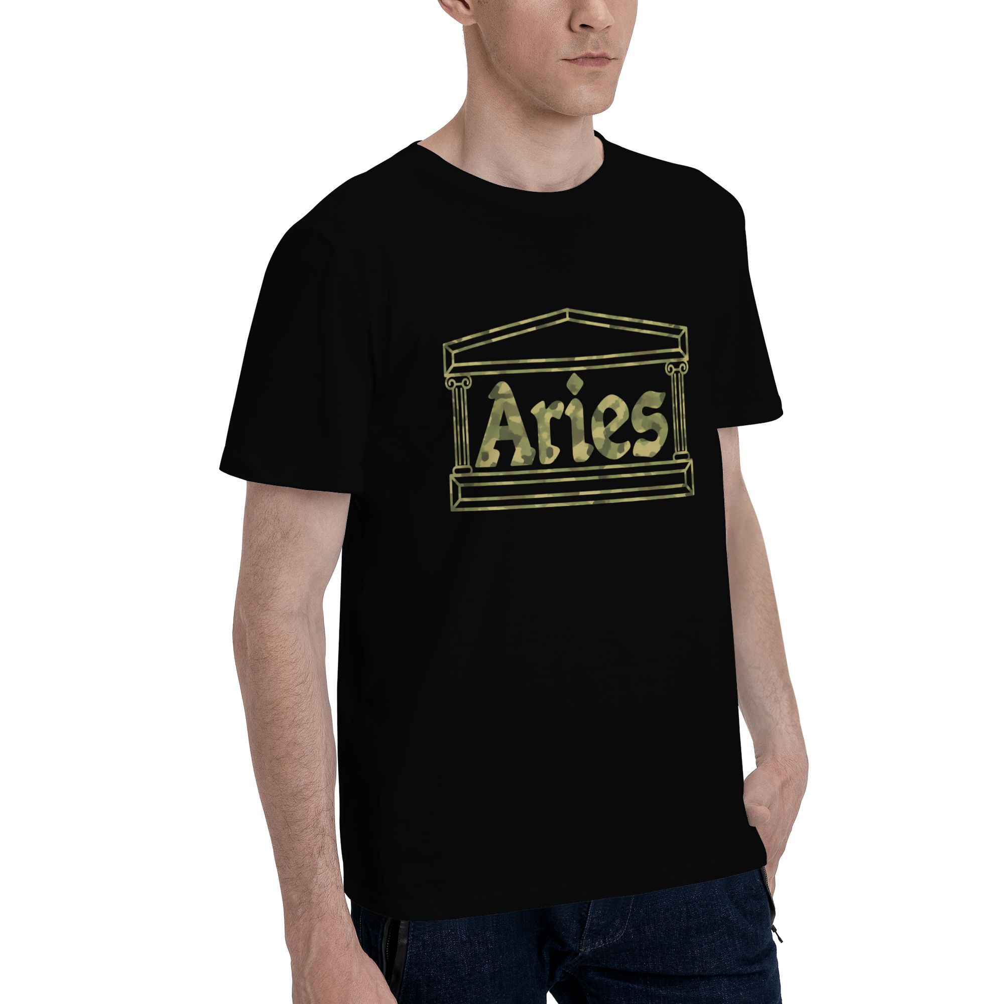 Aries camouflage fill effect T-shirt - Image 2