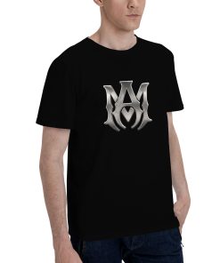 Alternative view of Amiri metallic effect T-shirt