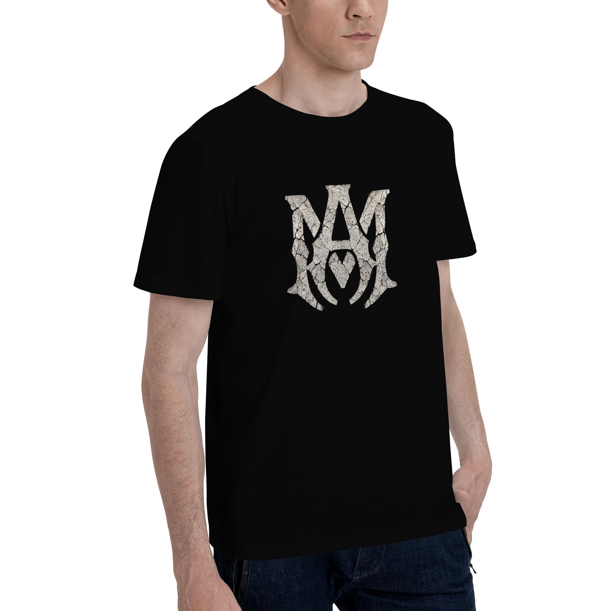 Amiri crackle print effect T-shirt - Image 2