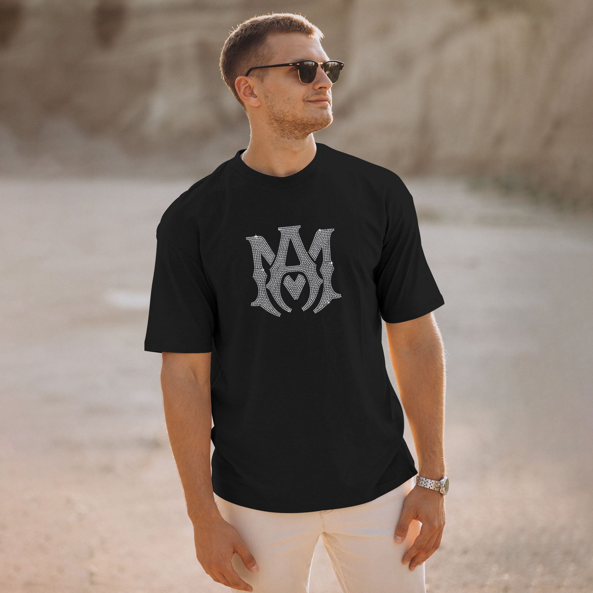 Amiri sequin effect T-shirt - Image 7