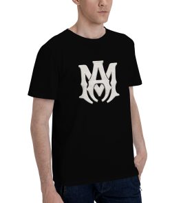 Alternative view of Amiri chenille embroidery effect T-shirt