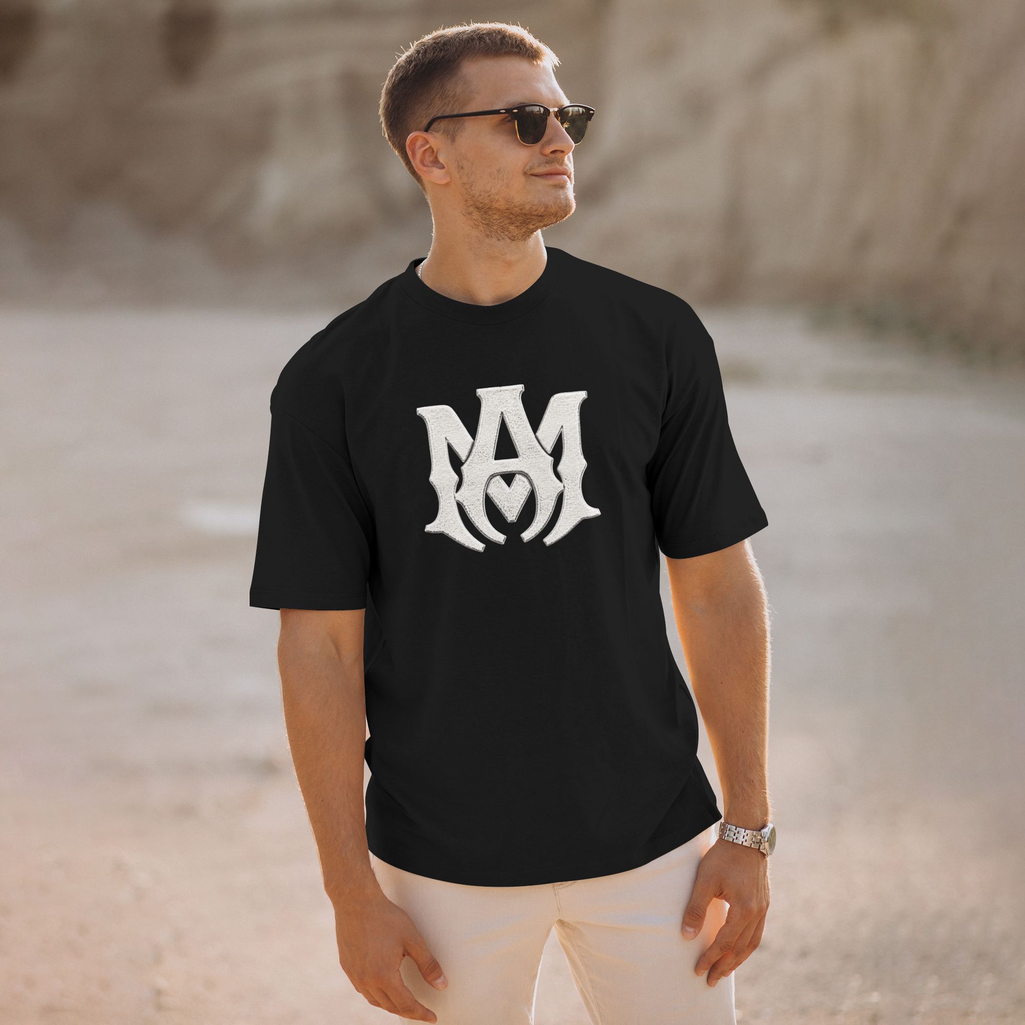 Amiri chenille embroidery effect T-shirt - Image 7