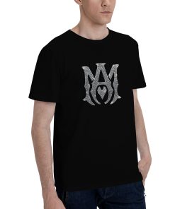 Alternative view of Amiri full rhinestone effect T-shirt