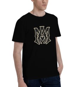 Alternative view of Amiri patchwork appliqué-style T-shirt design