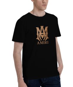 Alternative view of Amiri wood grain effect T-shirt