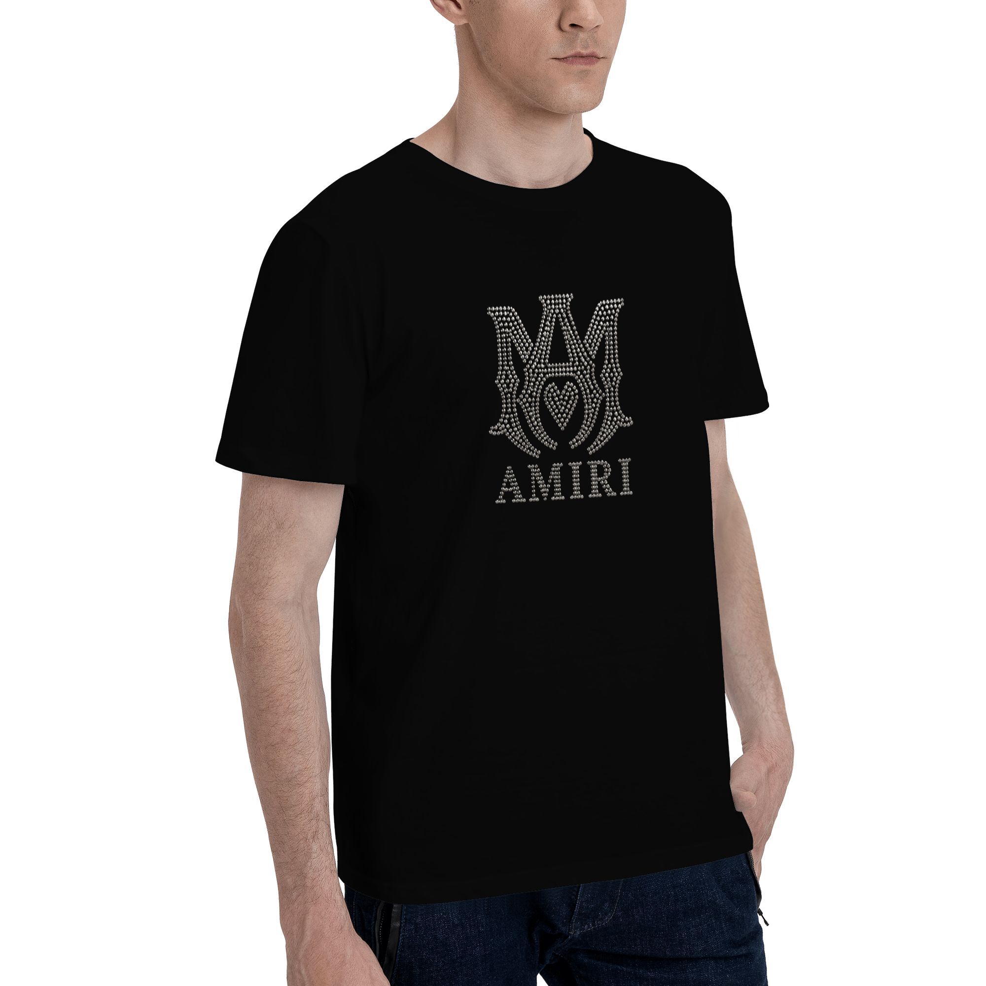 Amiri stud embellishment effect T-shirt - Image 2