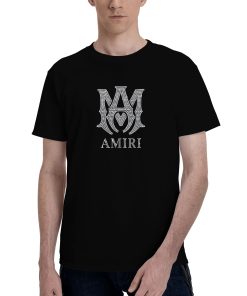 Amiri full rhinestone effect T-shirt