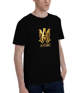 Alternative view of Amiri metallic foil effect T-shirt