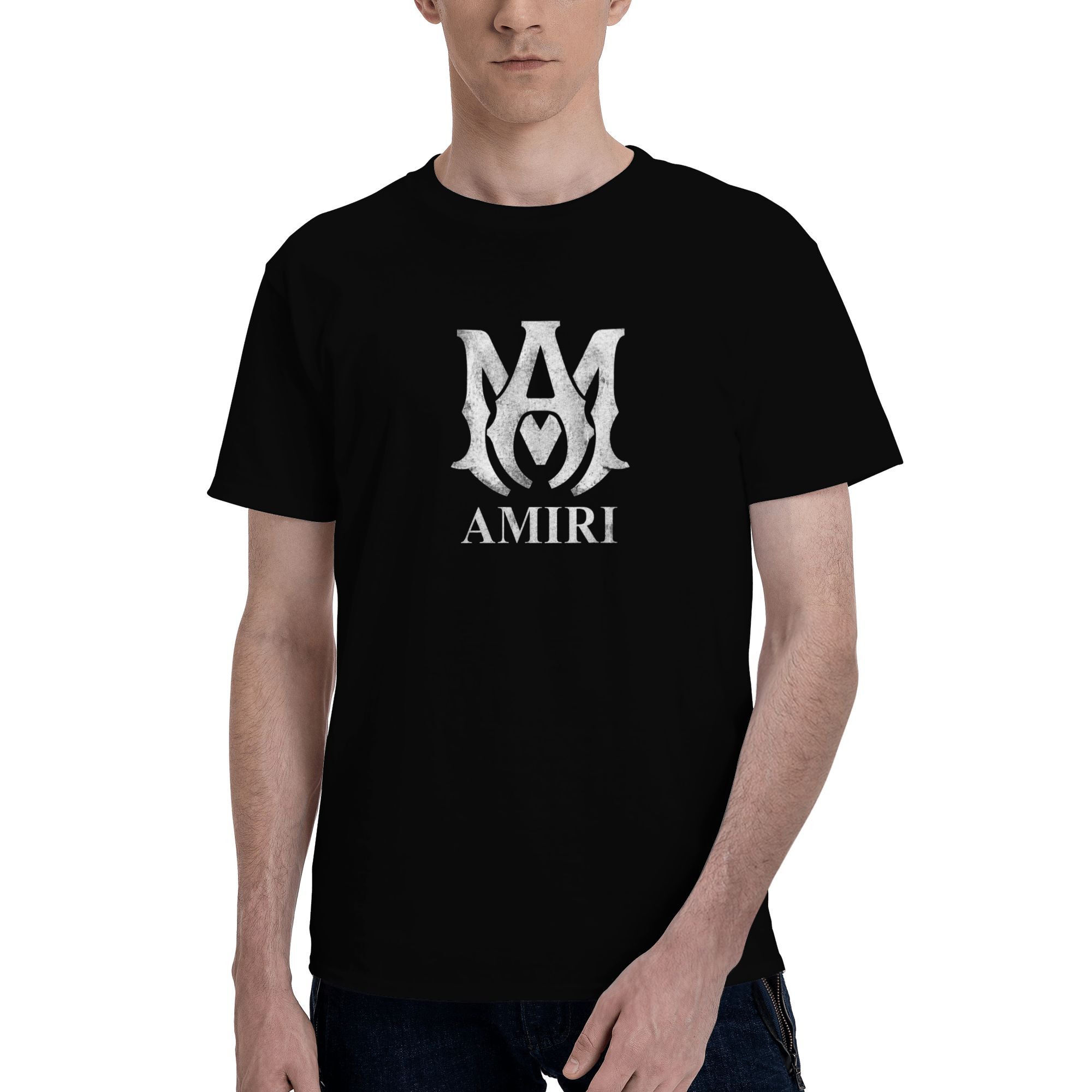 Amiri heavy embellished effect T-shirt