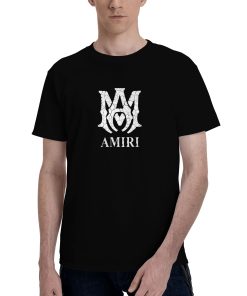 Amiri crackle print effect T-shirt