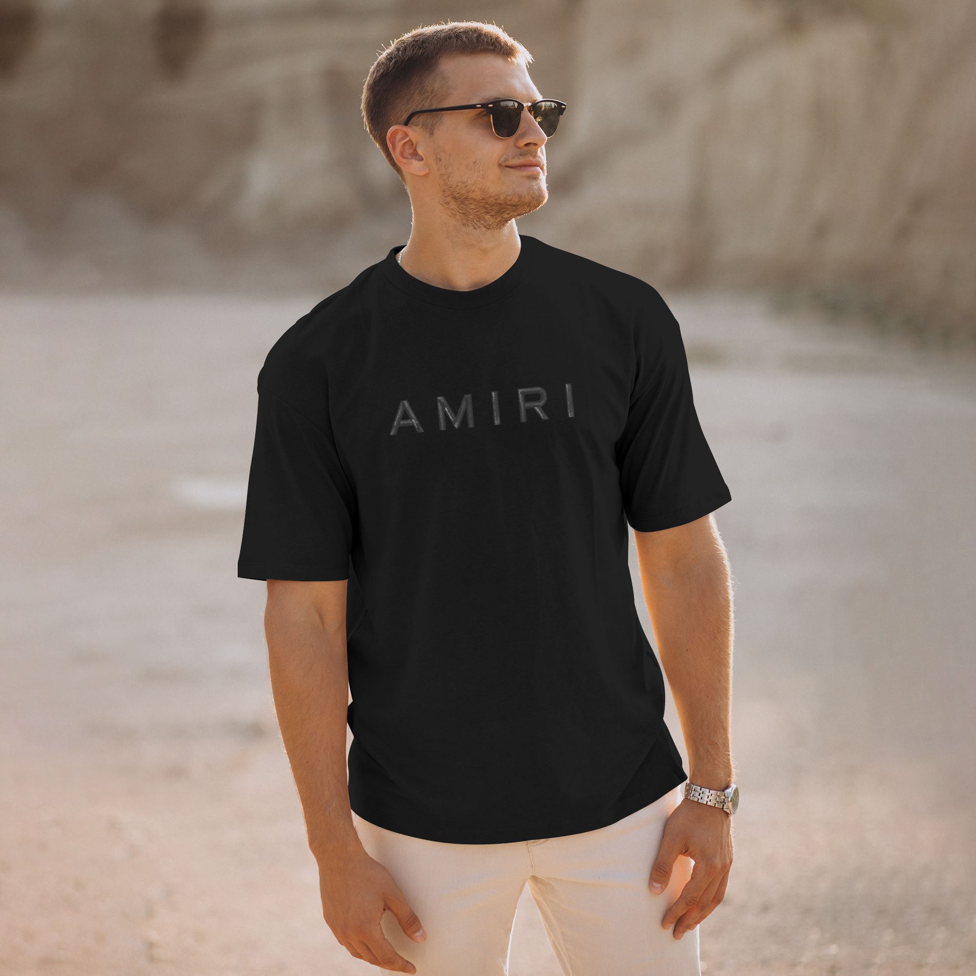 Amiri stitching effect T-shirt - Image 7