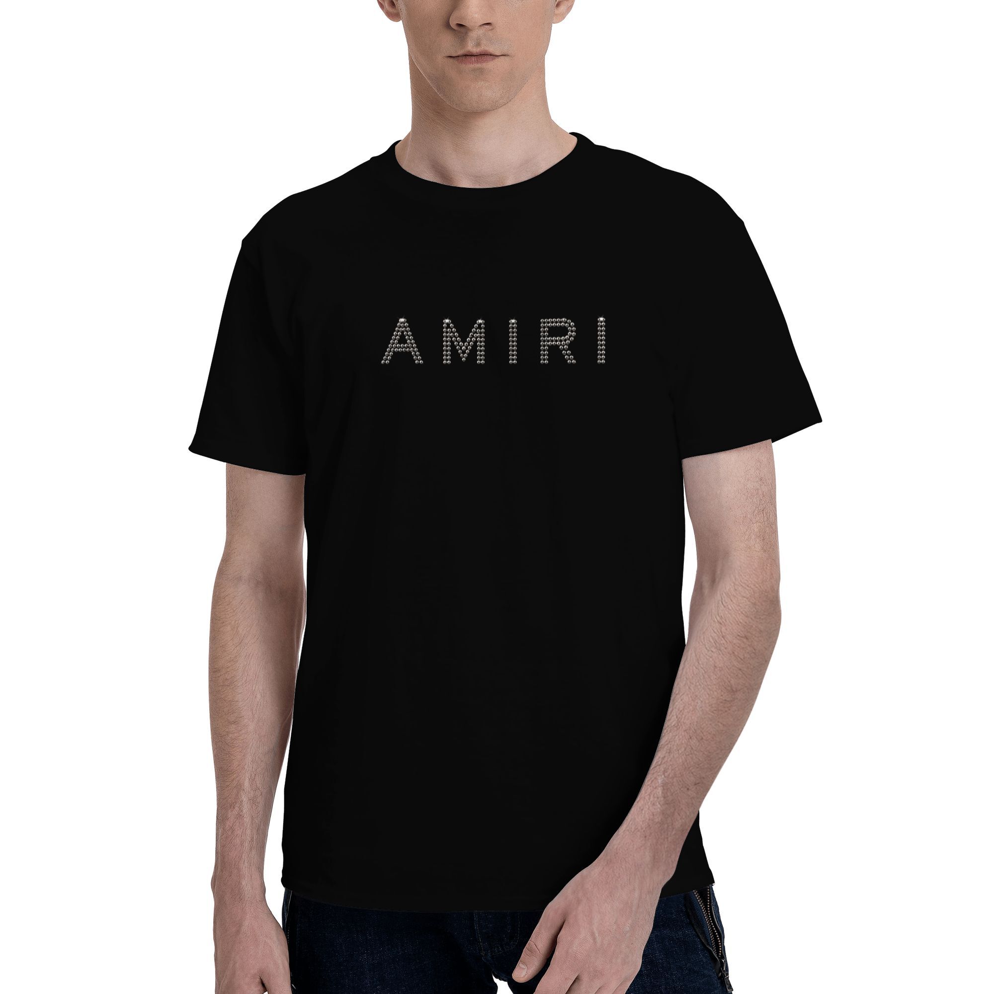Amiri stud embellishment effect T-shirt