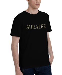 Alternative view of Auralee camouflage fill effect T-shirt