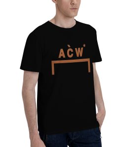 Alternative view of A COLD WALL leather patchwork effect T-shirt