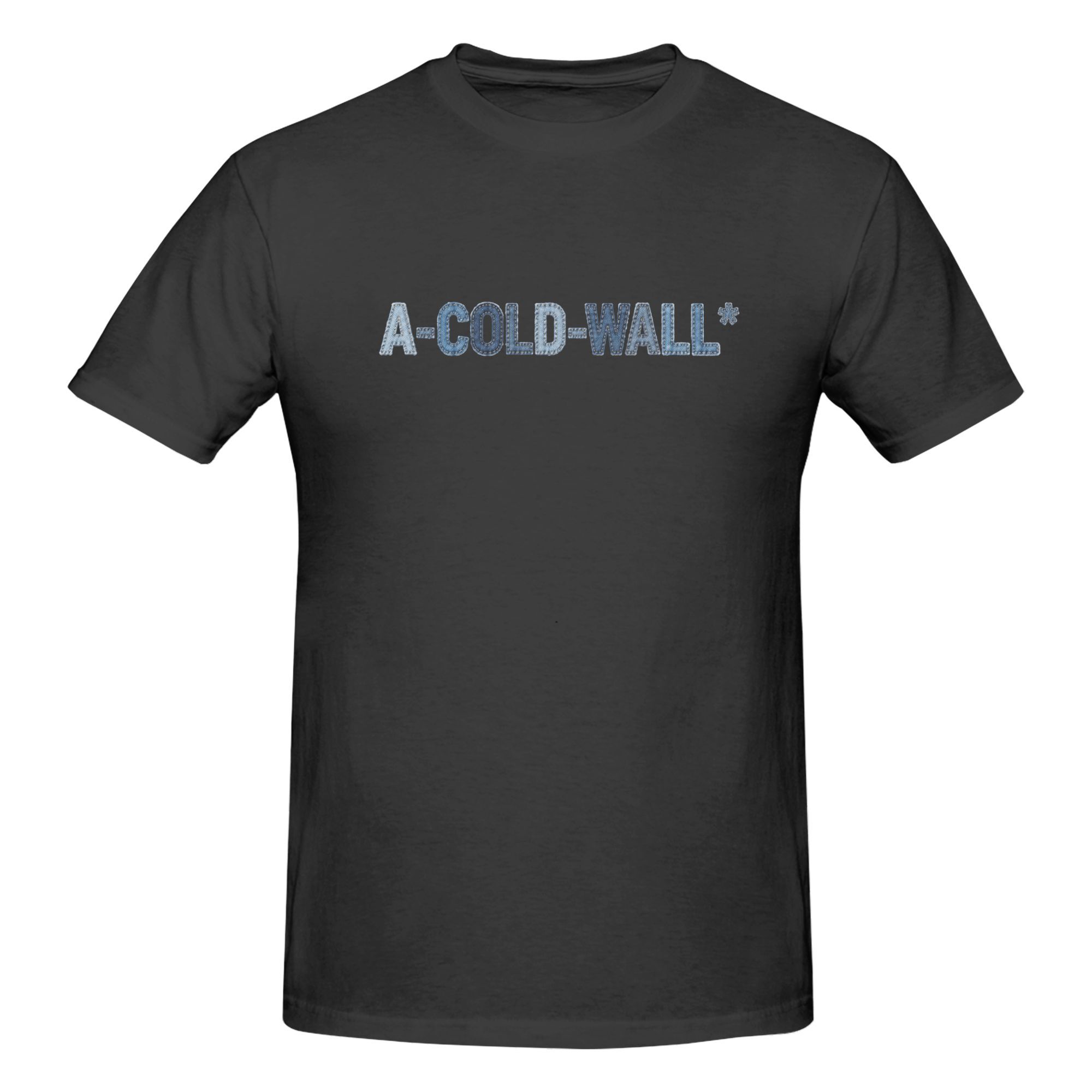 A COLD WALL denim patchwork effect T-shirt - Image 4