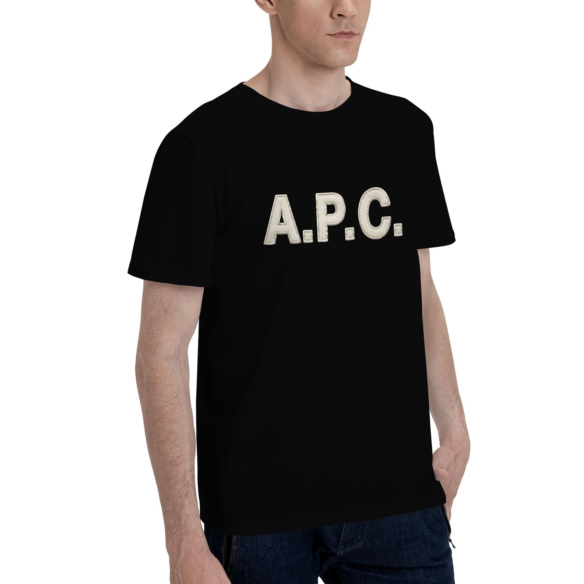 A.P.C. patchwork appliqué-style T-shirt design - Image 2