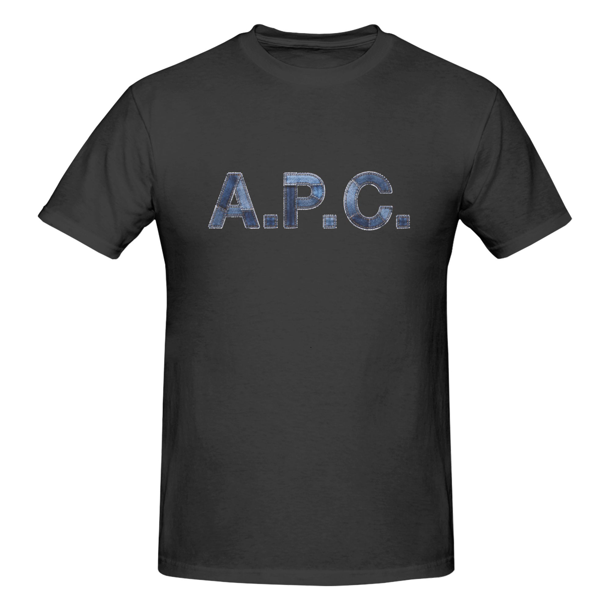 A.P.C. denim patchwork effect T-shirt - Image 4