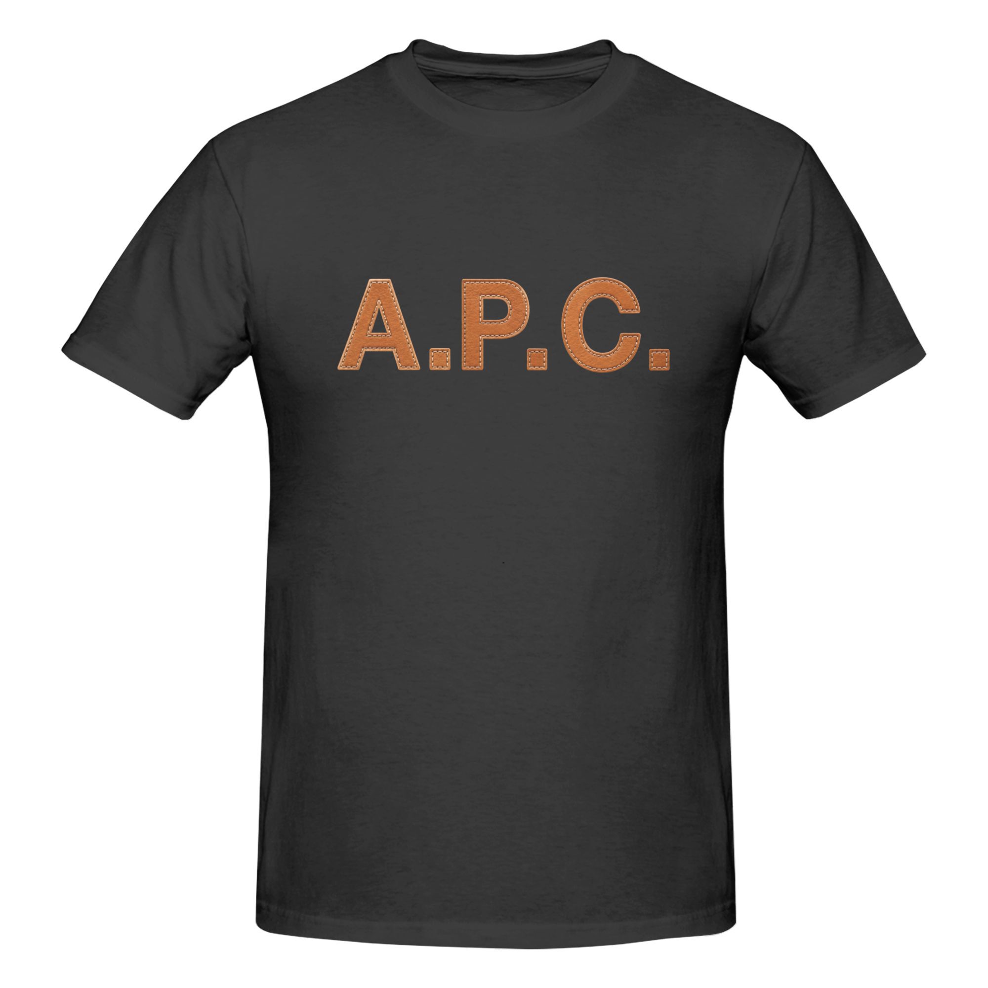 A.P.C. leather patchwork effect T-shirt - Image 4