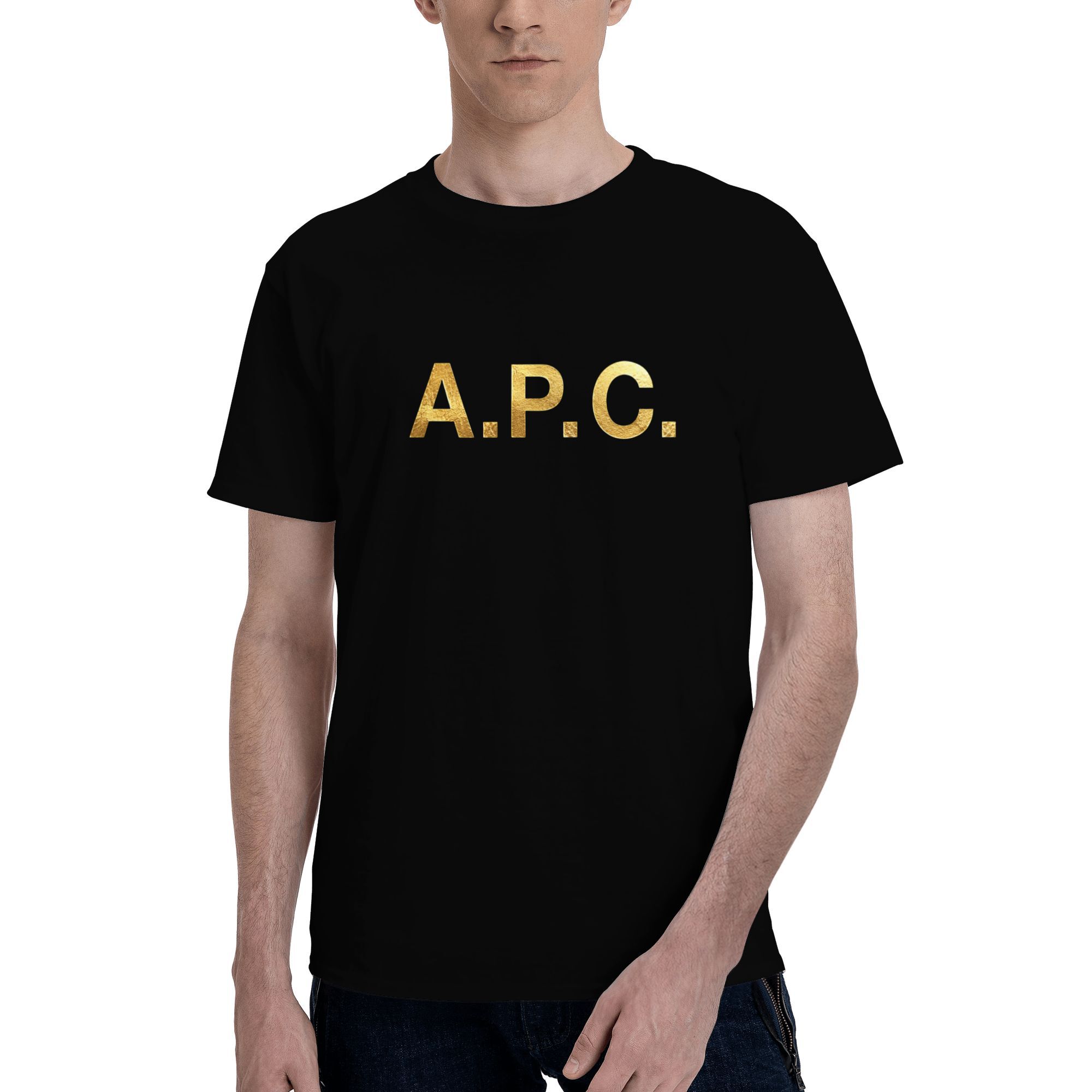 A.P.C. metallic foil effect T-shirt